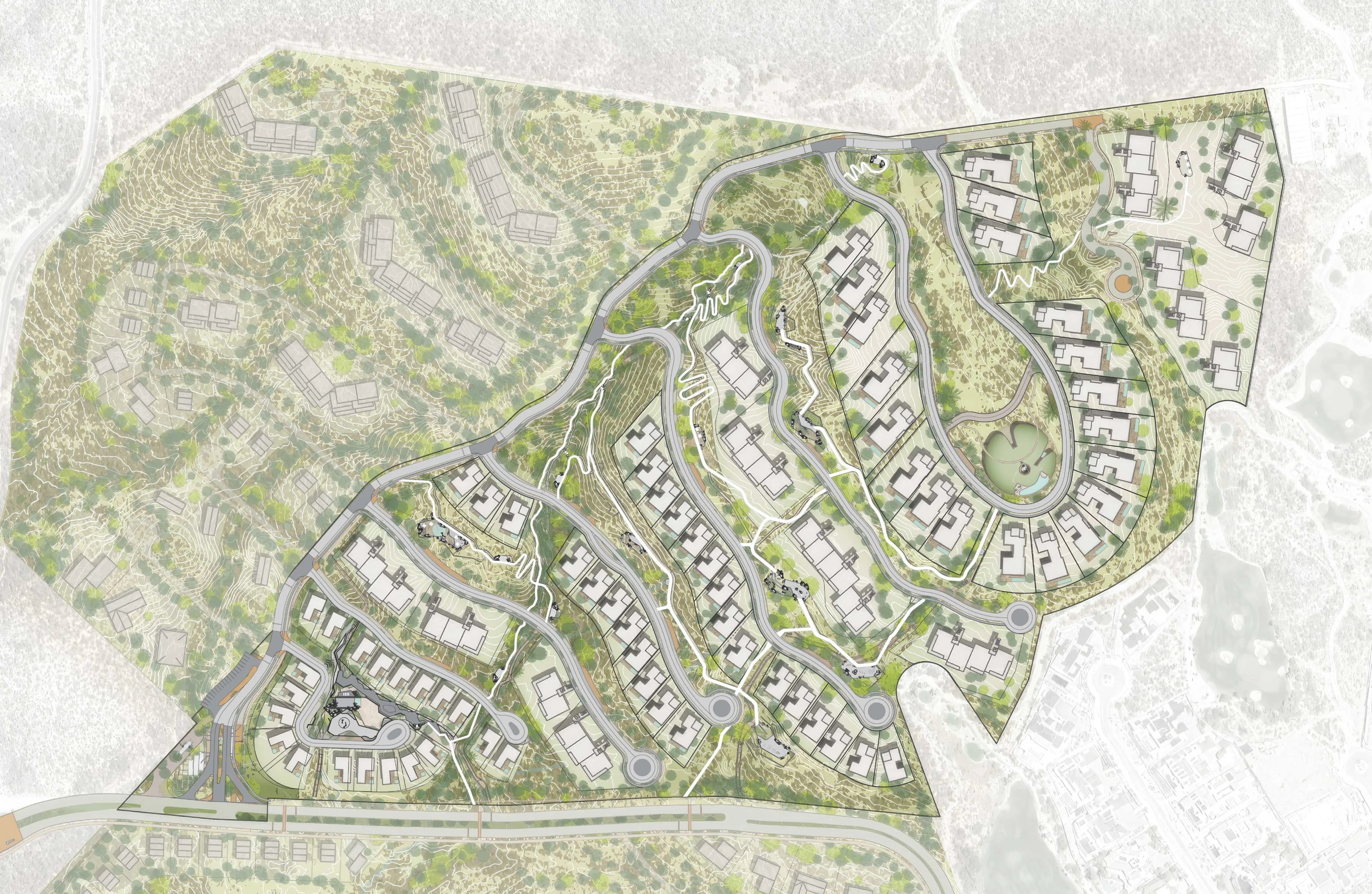 Render del master plan de Concepción